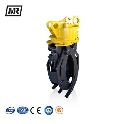 China Excavator Annex Excavator Log Grapple Hydraulic Stone Grab CE Certificate for sale