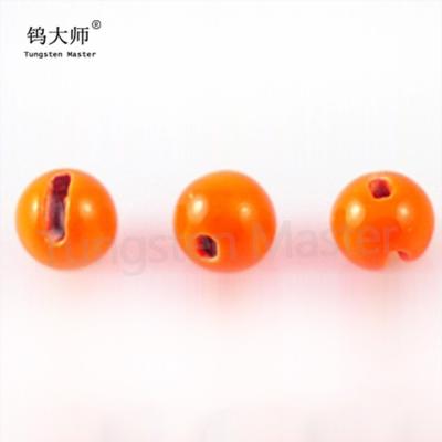 China Fly Fishing Tackle Grooved Manufacturer Professional Supply High Quality Tungsten Beads Tungsten Slotted Beads For Fly Fishing for sale