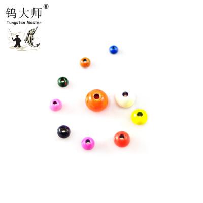 China Durable Tungsten Fly Tying Beads Fishing Tackle Beads Wholesale Brass Fishing Beads for sale