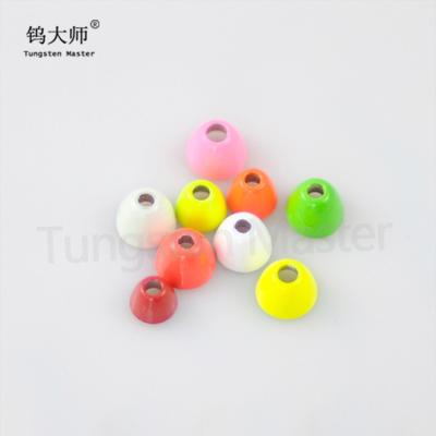 China Best Quality Eco-friendly Chinese Fly Tying Fishing Beads Brass Tungsten Cone Beads for sale