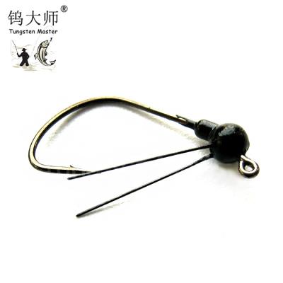 China Bass Fishing Hooks High Quality Tungsten Jig Weedless Wacky Head Fishing Sinker, Various Patterns Tungsten Chip Blink Fishing for sale