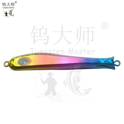 China Eco-friendly Professional Fishing Accessories Manufacturer Supply Tungsten Fish Style Slow Jig Artificial Fishing Lure for sale