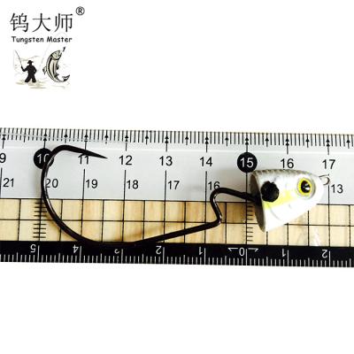 China Professional Tungsten Fish Round Tungsten Bass Fishing Swim Bait Jig Heads for sale