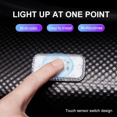 China Fancy Lights Radio Ignition Car Interior LED Roof Ceiling Light Auto Reading Lamps For Door Foot Trunk Storage Box USB Charging for sale