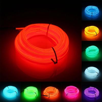 China Led Neon Cold Light Line Car Styling Line Cold Light Atmosphere Lamp Car Lights Interior Car LED RGB Atmosphere Light Neon Neon Strip for sale