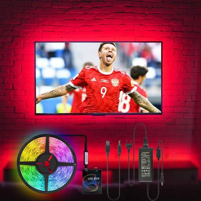 China DC5V Hotel RGB Hotel Led Strip Magic Lights With Computer Monitor Synchronously Changes Decoration For Indoor Room Ambibox TV Backlight for sale