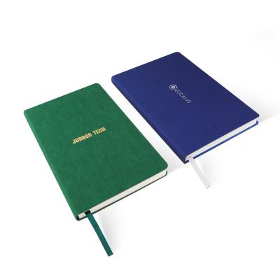 China Wholesale Custom Leather Notebook Diary Journal Paper Agenda Paper Eco-Friendly Logo Hardcover A5 for sale