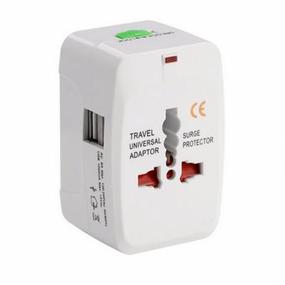 China Residential / General Purpose Power Converter Conversion Plugs Universal Worldwide Socket Outlet Travel Adapter With Surge Protector for sale