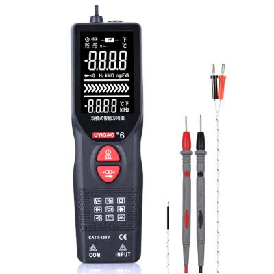 China Non Touch Voltage Detector NCV Test Pen Wire Wall Scanner Smart Digital Multimeter With EBTN 6 LCD Screen Display for sale