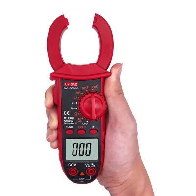 China Real AC Amperimetrica UA3268A Mini Clamp Meters Ammeter Multimetro Digitais Pinza Best Price RMS 600A for sale