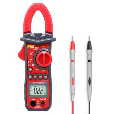 China Handheld Electrical Tester Digital Clamp Multimeter AC Clamp Meter UA2008B for sale