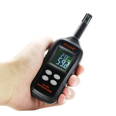 China Humidity Monitor Meter Accuracy and Thermometer Temperature Hygrometer with Wet Bulb Dew Point and Temperature UA-963 for sale