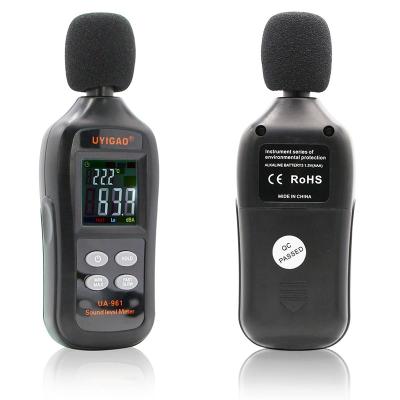 China Hot Selling Acoustimeter Noisemeter Decibelmeter Digital Soundmeter UA961 for sale