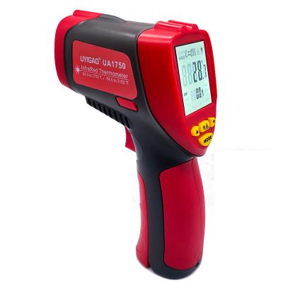 China 1300 1400 1500 1600 1700 1750 Celsius Industrial Handheld Non Contact Digital IR High Temperature Laser Pyrometer Gauge UA1250 for sale