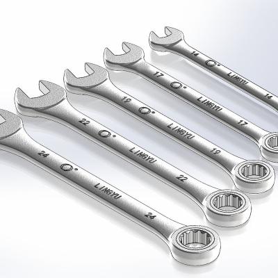 China Repair 19mm DIY Tools Ratchet Wrench One Set Combination Wrench Spanner Set for sale