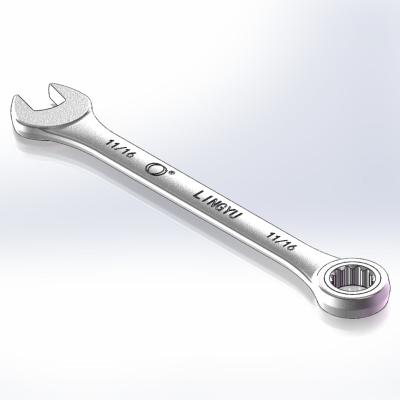 China Repair Sand High Quality Imperial Grinding Feeling 11/16 Combination Box Ratchet Spanner Wrench For Sale for sale