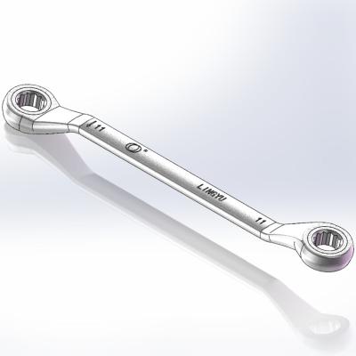 China High Quality 50000 Times Metric Industrial Ratchet Wrench Repair Neck High Type Mechanical Wrench for sale