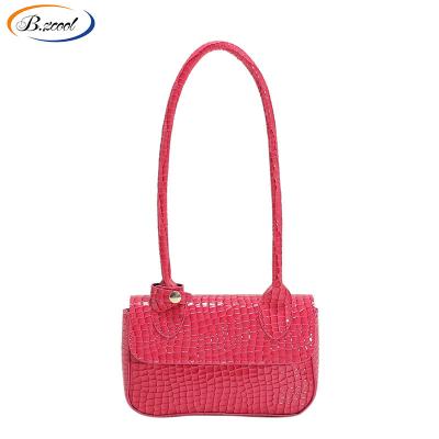 China Fashion Manufacturers Wholesale Handbags Fashion PU Printing Women Bags Shoulder Bag Pure-color Quality Handbags RY731311 for sale