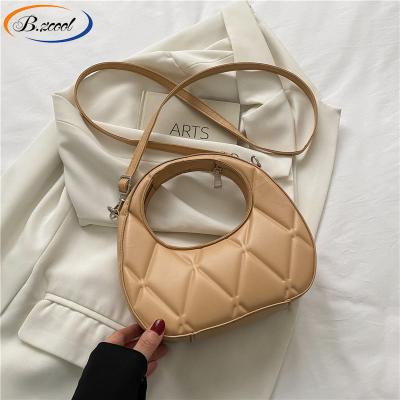 China Fashion Manufacturers Wholesale Handbags Fashion PU Women Bags Shoulder Bag Pure-color Quality Handbags RY731321 for sale