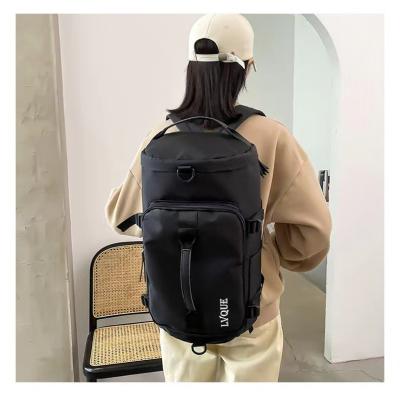 China Wholesale Waterproof Men Women Backpack Zipper Pure Color Shoulder Cross - Body Bag Large Capacity Nylon Waterproof Shoulder Bag for sale