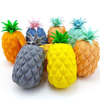 China NATIONAL Youth Customized Silicone Pineapple Coin Case, Mini Silicone Coin Purse Key Chain for sale