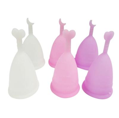 China Hot Selling Lady Menstruation Personal Care Medical Grade Soft Silicone Menstrual Cycle Period Cup Menstrual Cup For Feminine Hygiene for sale