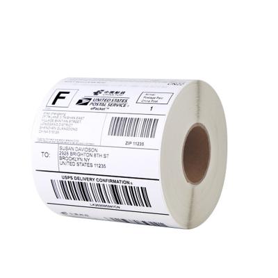 China 4x6 Thermo Sensitive Label Paper 4x6 Shipping Label Sticker Paper Three-proof Thermal Thermal Printer for sale