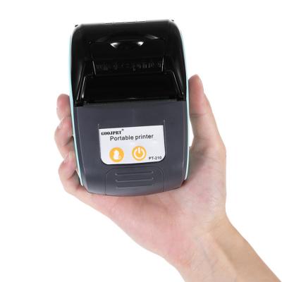 China PT210 58mm Thermal Receipt Printer Work With Mobile Wireless Black And White Phone And Computer Bill Printer for sale