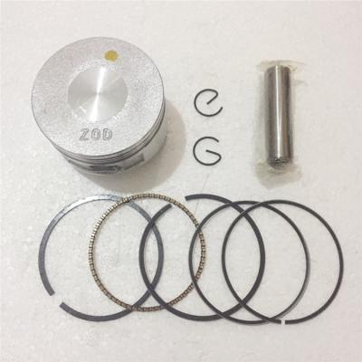 China Piston Kit 56mm For GX100 Engine Engine Lady Tamper Piston With Ring Pin Clip Replacement N/A for sale