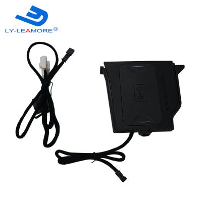 China Charge new phone auto parts car original installed phone fast wireless charger for Landcruiser 2018/2019/2020 for sale