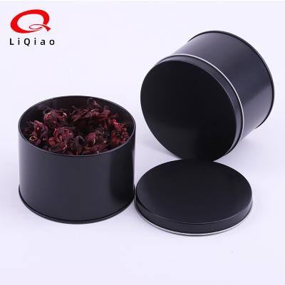 China Recyclable Custom Food Grade Tea Canister Gift Metal Tin Cans For Cake Packaging for sale