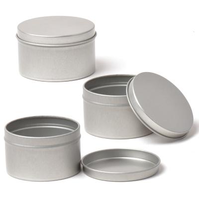 China Environmental protection custom printed candle tin can metal tin box containers packaging secented candle tin for sale