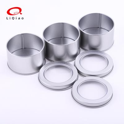 China Recyclable Candy Metal Can Reusable Round Tin Box Mini Metal Box Container Storage Accessory for sale