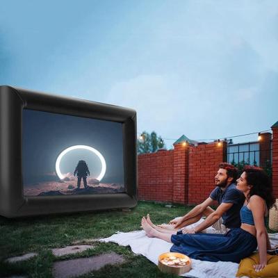 China Eco-friendly Inflatable Party Screen Backyard Backyard Projection Cinema Projector Outdoor Inflatable Screen For Outdoor for sale