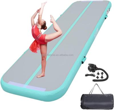 China Hot Selling Eco-friendly Inflatable Gymnastics Mat Yoga Mat For Gymnastics Gym Inflatable Mat Inflatable Air Track for sale