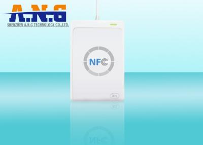 China Portable NFC Rfid Reader Long Range / 13.56Mhz USB Rfid Reader For  IC Card for sale