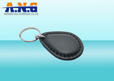 China 125KHz Printable Passive Rfid Key Fob , PU rfid key tag For Time Attendance for sale