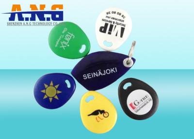 China Eco - Friendly 125KHz RFID Key Fob IP 64 Waterproof , ABS Material Rfid Key Tag for sale