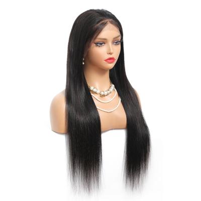 China Super Wave Lace Headband Wig Vendors Wholesale Brazilian Long Straight Transparent Lace Hair HD For Women 100% Virgin Brazilian Color Wigs for sale