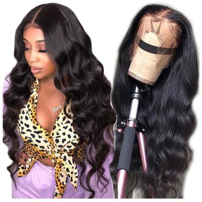 China Direct Factory Price Body Wave Body Wave 13x4 Lace Front Human Hair Wigs Brazilian Cuticle Aligned Virgin Hair Wig for sale