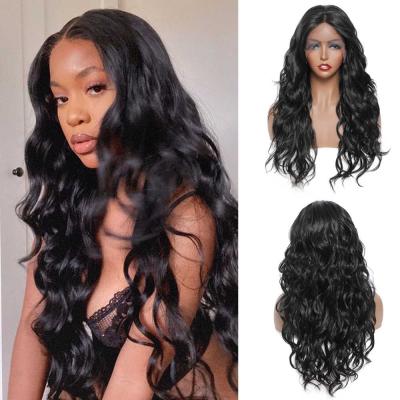 China Body Wave 100% Virgin Human Hair Lace Front Wig HD Brazilian Transparent Swiss Body Wave Curly Lace Front Wigs For Black Women for sale