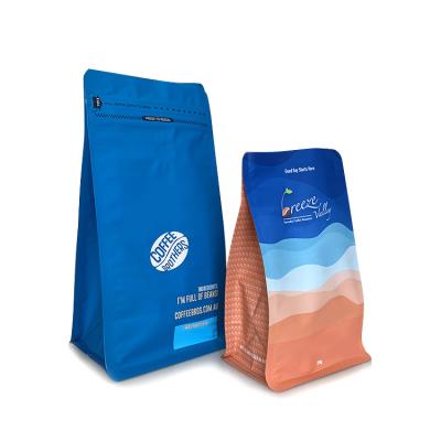 China Moisture Proof Recyclable Valve Zipper Bag Coffee Tea Pouch Packaging Coffee Pouch Gusset Aluminum Foil Packaging Bag For Coffee for sale