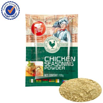 China Factory sale competitive price 100g dry direct halal chicken seasoning powder volume with garlic flavor rose for sale