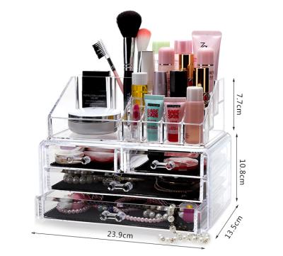 China Multifunctional Transparent Makeup Storage Organizer for sale