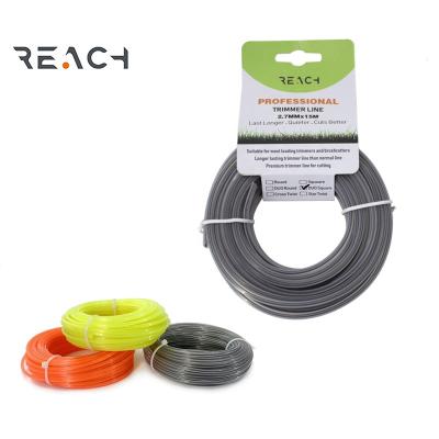 China high quality 2-Stroke 3.0mm round metal trimmer steel line used for trimmer machine for sale