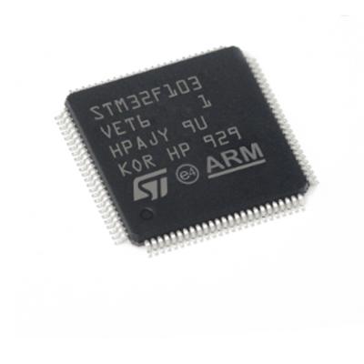 China Newest Original SMD/SMT Electronic Components STM32 Family ARM Cortex-M3 32bit 72 MHz ARM MCU Microcontrollers In Stock STM32F103VET6 for sale