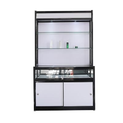 China Retail Store Mall/Shopping Mall Retail Display Rack/Supermarket/Custom Props Counter Desk with Lockers and Lights for sale