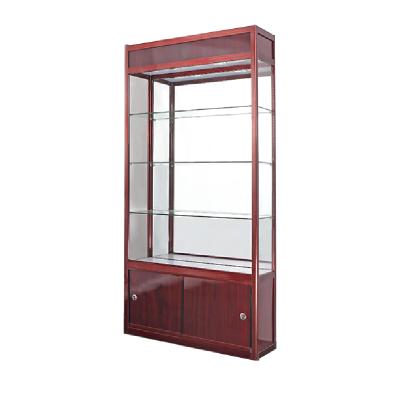 China For store hot selling high quality and customizable aluminum and lead glass display cabinet for sale