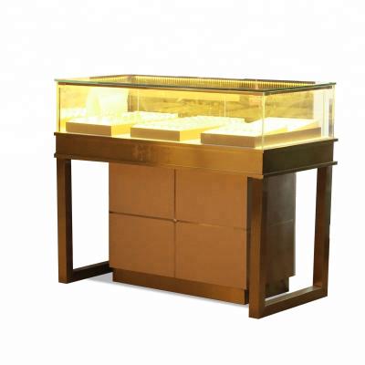 China Factory Price Factory Price Shop Jewelry Store Optical Display Counter Wooden Jewelry Display Stand for sale