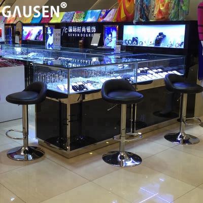 China Optical Glass Shop Customized Jewelry Display Cabinet / Jewelry Display Furniture Counter For Sale for sale